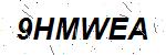CAPTCHA verification image containing distorted text characters