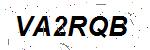 CAPTCHA verification image containing distorted text characters