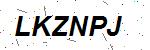 CAPTCHA verification image containing distorted text characters