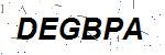 CAPTCHA verification image containing distorted text characters