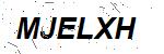 CAPTCHA verification image containing distorted text characters