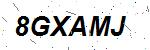 CAPTCHA verification image containing distorted text characters