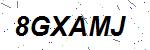 CAPTCHA verification image containing distorted text characters