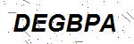 CAPTCHA verification image containing distorted text characters