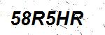 CAPTCHA verification image containing distorted text characters