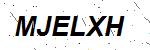 CAPTCHA verification image containing distorted text characters
