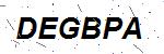 CAPTCHA verification image containing distorted text characters