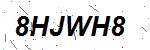 CAPTCHA verification image containing distorted text characters