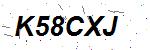 CAPTCHA verification image containing distorted text characters