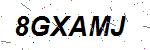 CAPTCHA verification image containing distorted text characters
