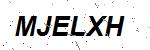 CAPTCHA verification image containing distorted text characters