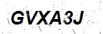 CAPTCHA verification image containing distorted text characters