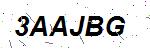 CAPTCHA verification image containing distorted text characters