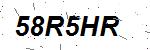 CAPTCHA verification image containing distorted text characters