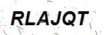 CAPTCHA verification image containing distorted text characters