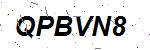 CAPTCHA verification image containing distorted text characters