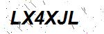 CAPTCHA verification image containing distorted text characters