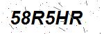 CAPTCHA verification image containing distorted text characters