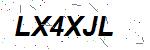 CAPTCHA verification image containing distorted text characters