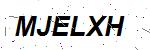 CAPTCHA verification image containing distorted text characters
