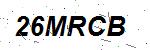 CAPTCHA verification image containing distorted text characters