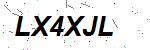 CAPTCHA verification image containing distorted text characters