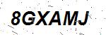 CAPTCHA verification image containing distorted text characters