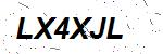 CAPTCHA verification image containing distorted text characters