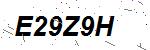 CAPTCHA verification image containing distorted text characters