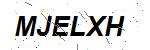 CAPTCHA verification image containing distorted text characters