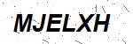 CAPTCHA verification image containing distorted text characters