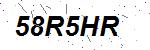 CAPTCHA verification image containing distorted text characters