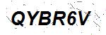CAPTCHA verification image containing distorted text characters