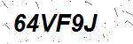 CAPTCHA verification image containing distorted text characters
