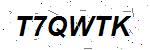CAPTCHA verification image containing distorted text characters