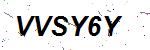 CAPTCHA verification image containing distorted text characters