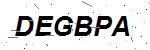 CAPTCHA verification image containing distorted text characters