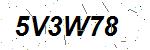 CAPTCHA verification image containing distorted text characters