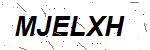 CAPTCHA verification image containing distorted text characters