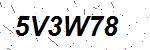 CAPTCHA verification image containing distorted text characters