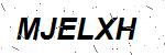 CAPTCHA verification image containing distorted text characters