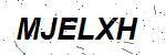 CAPTCHA verification image containing distorted text characters