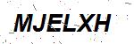 CAPTCHA verification image containing distorted text characters