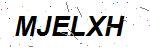 CAPTCHA verification image containing distorted text characters