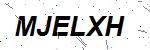CAPTCHA verification image containing distorted text characters