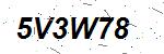 CAPTCHA verification image containing distorted text characters