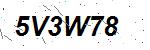 CAPTCHA verification image containing distorted text characters