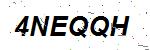 CAPTCHA verification image containing distorted text characters