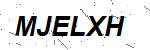 CAPTCHA verification image containing distorted text characters