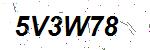 CAPTCHA verification image containing distorted text characters